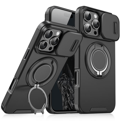 Etui z osłoną aparatu i pierścieniem (dla iPhone)