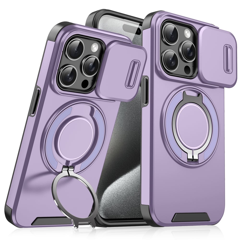 Etui z osłoną aparatu i pierścieniem (dla iPhone)