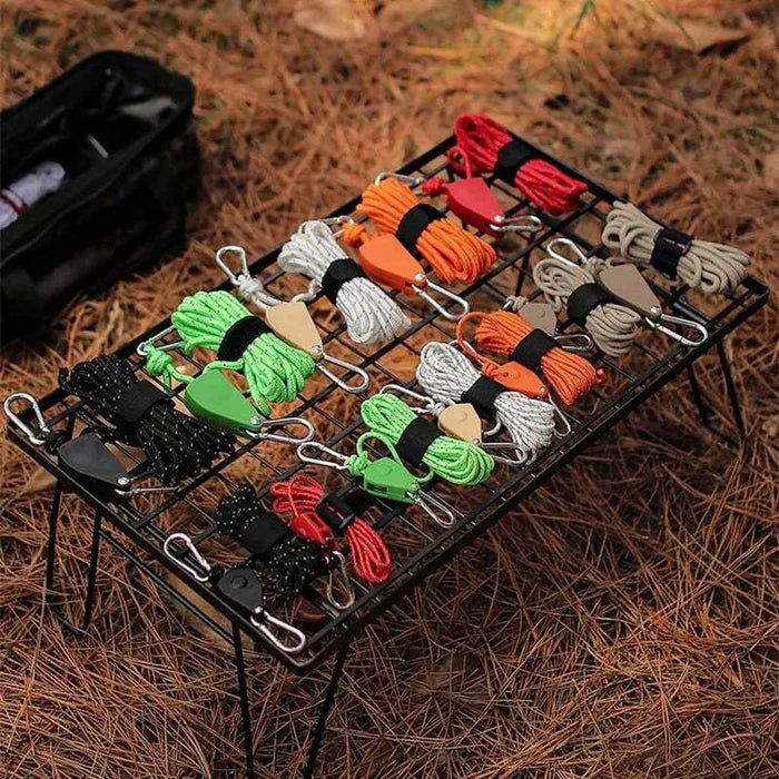 Regulowane haki do kół pasowych Camping