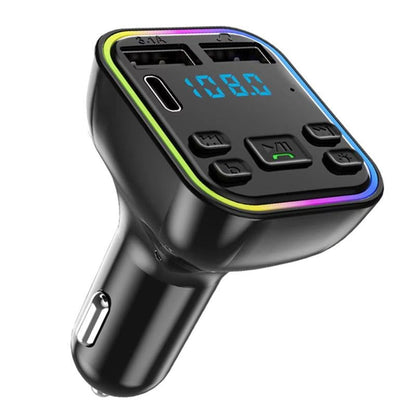 Samochodowy adapter Bluetooth (transmiter FM + ładowarka)