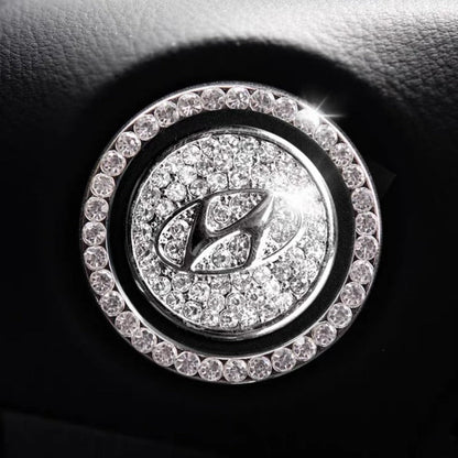 Ozdobny pierścień „Bling Ring” na samochodowy przycisk Start/Stop