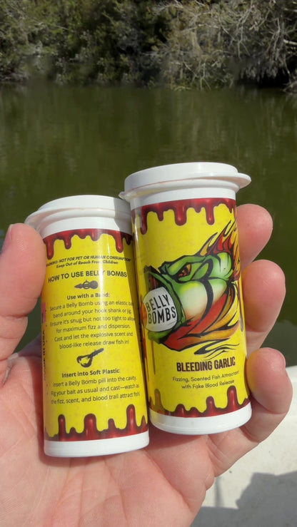 Belly Bombs – Sprzęt wędkarski, przynęta z krwi, środek wabiący
