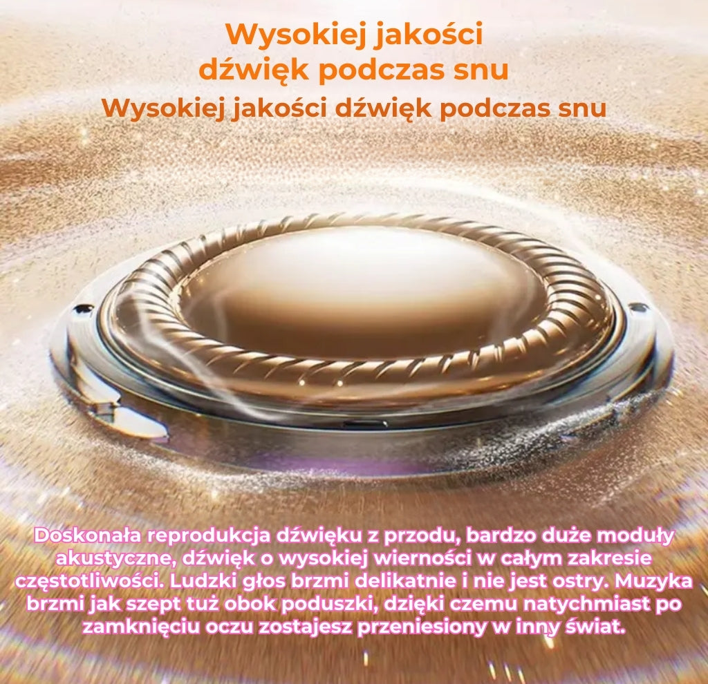 Ultracienki głośnik poduszkowy Bluetooth do snu