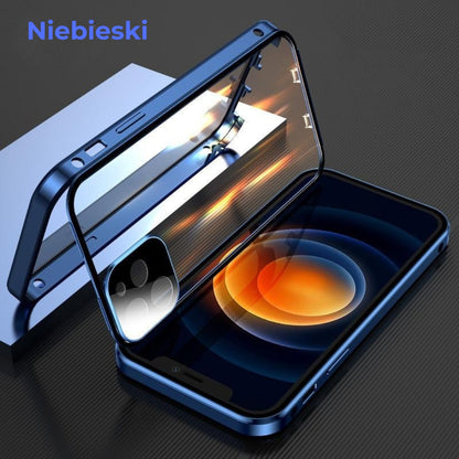 Dwustronne etui z klamrą do iPhone’a