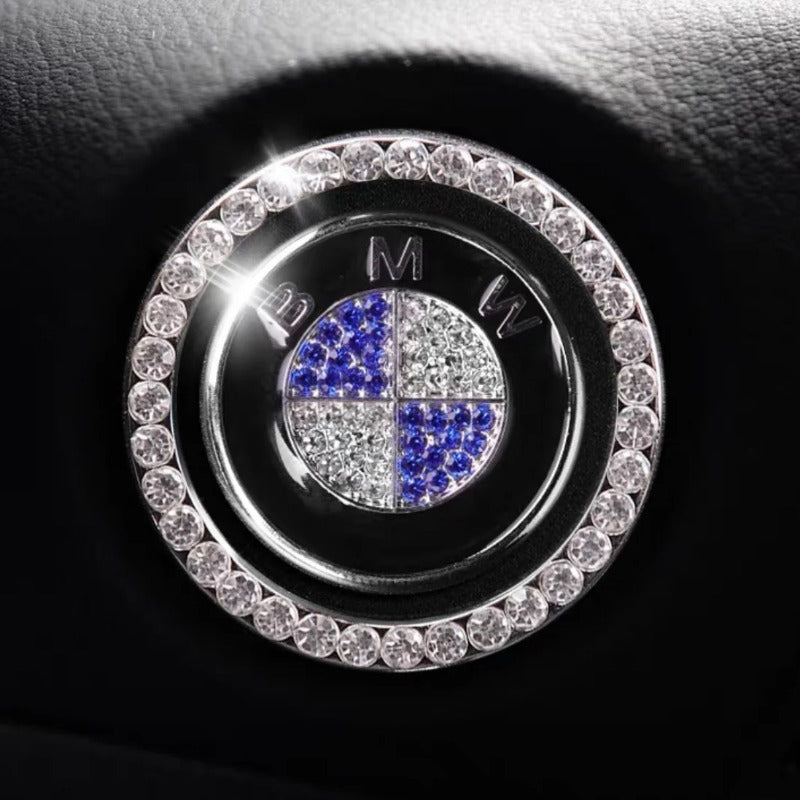 Ozdobny pierścień „Bling Ring” na samochodowy przycisk Start/Stop