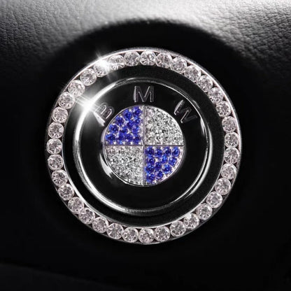 Ozdobny pierścień „Bling Ring” na samochodowy przycisk Start/Stop