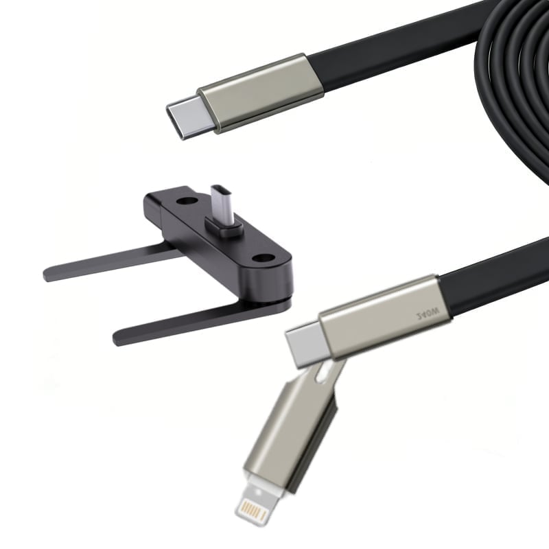 Kabel USB-C 240 W z obrotową podstawką 360°