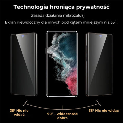 Etui magnetyczne do Samsung z filtrem prywatyzującym