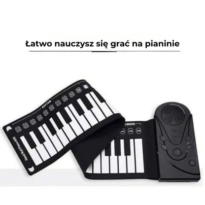 Zwijane pianino elektroniczne do nauki gry