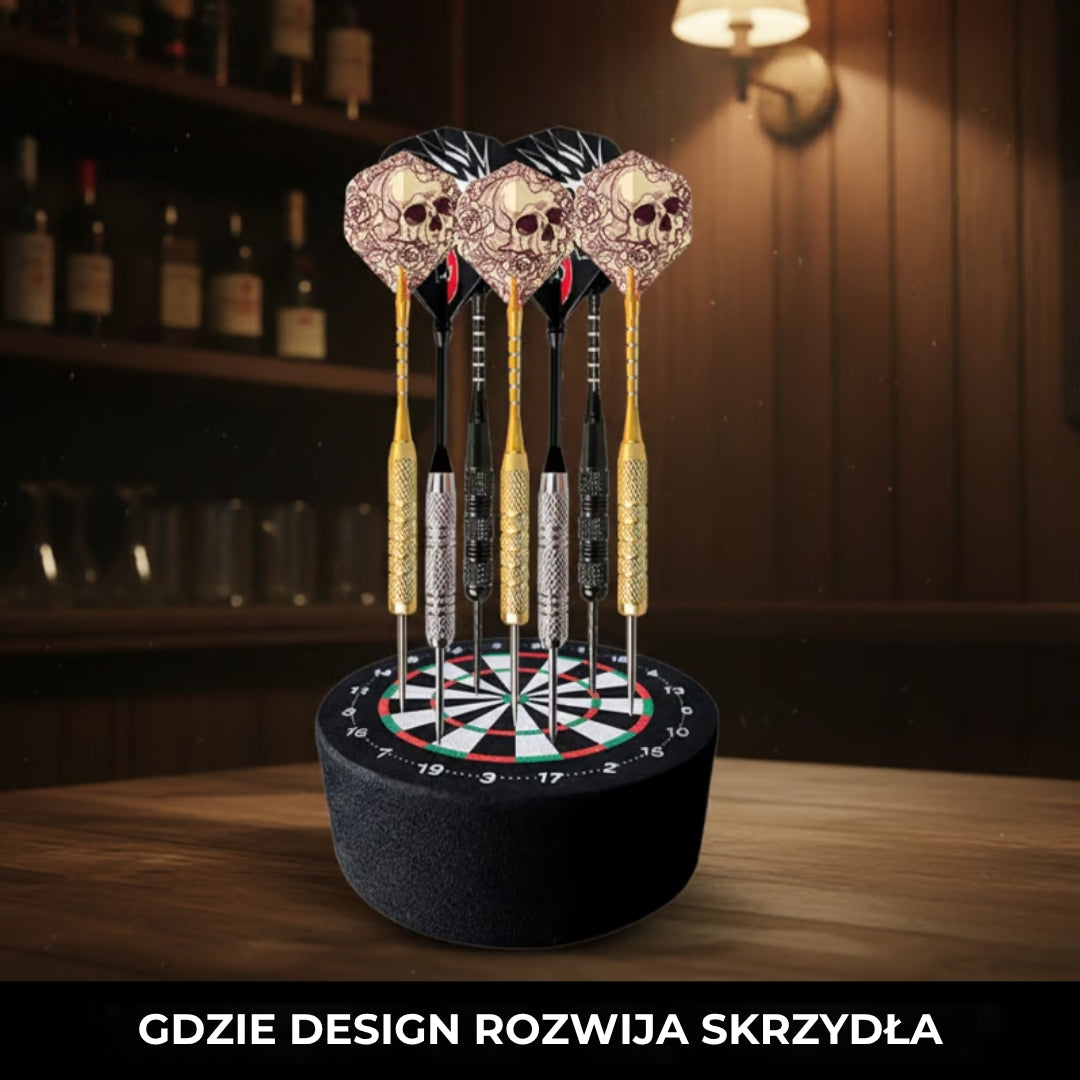 Kompaktowa mini-tarcza do rzutek