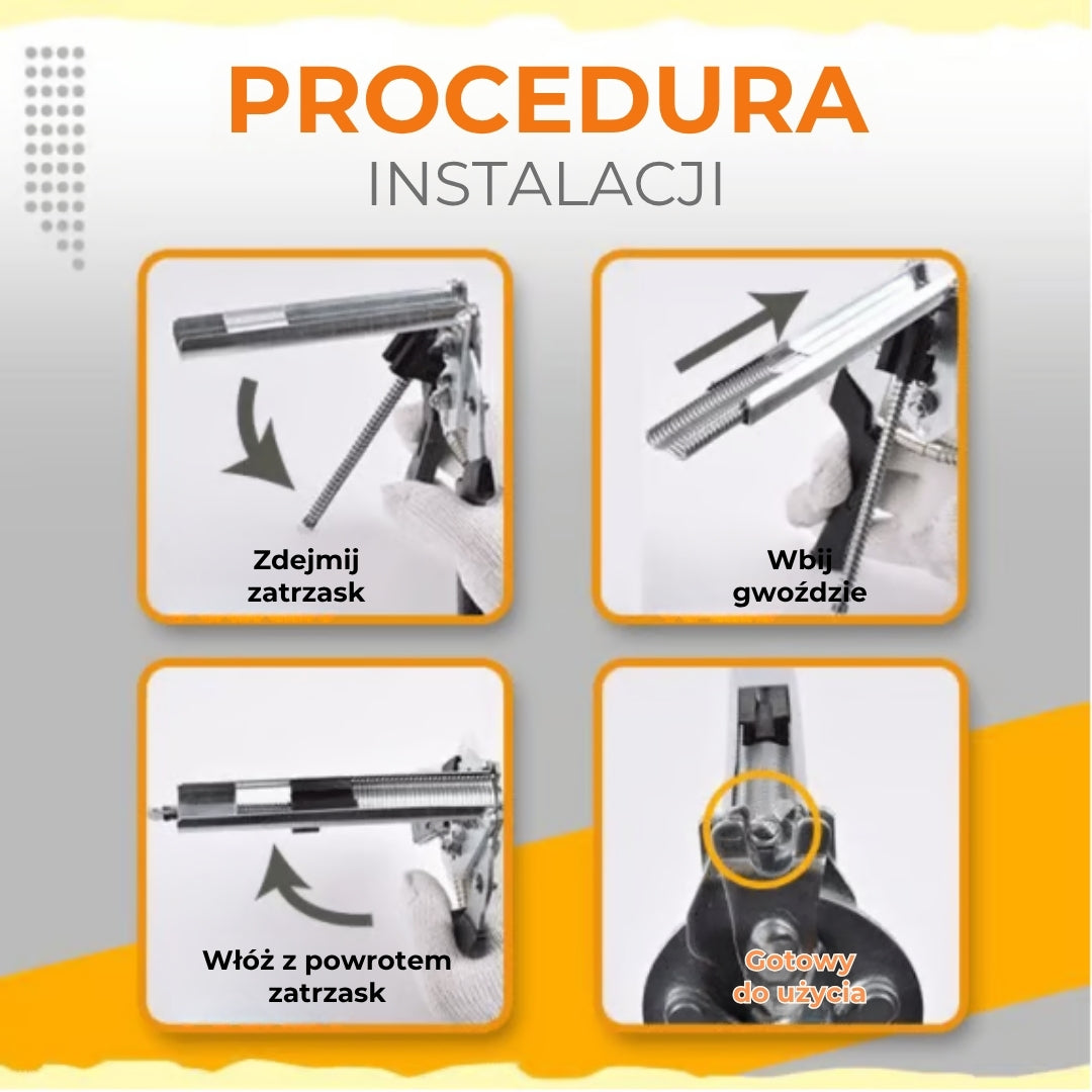 Szczypce do zacisków typu M do siatek i klatek
