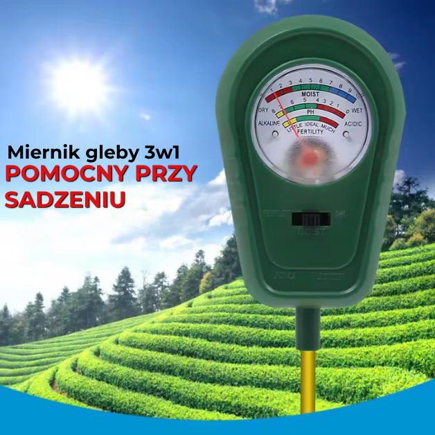 Tester gleby 3w1 do roślin