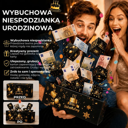 Urodzinowe pudełko z niespodzianką