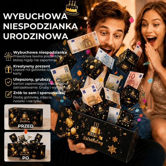 Urodzinowe pudełko z niespodzianką