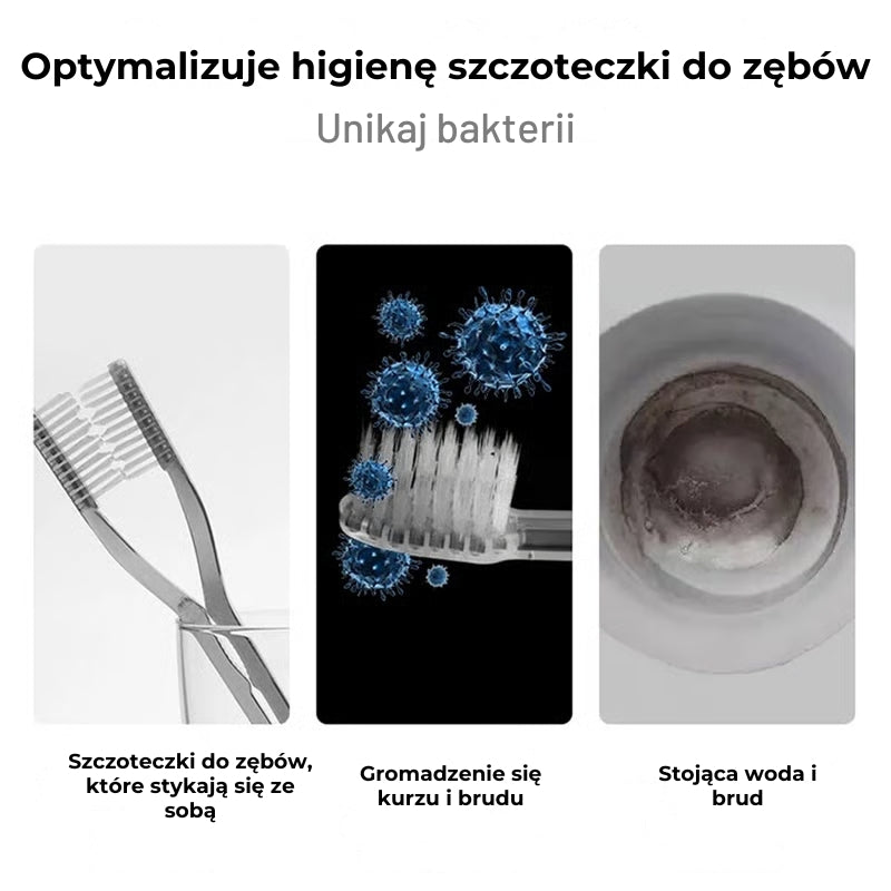 Pojemnik na szczoteczkę do zębów z pokrywką