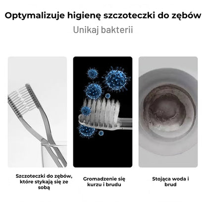 Pojemnik na szczoteczkę do zębów z pokrywką