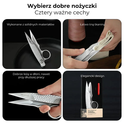 Nożyczki odporne na rdzę, wykonane ze stali mikrokrystalicznej