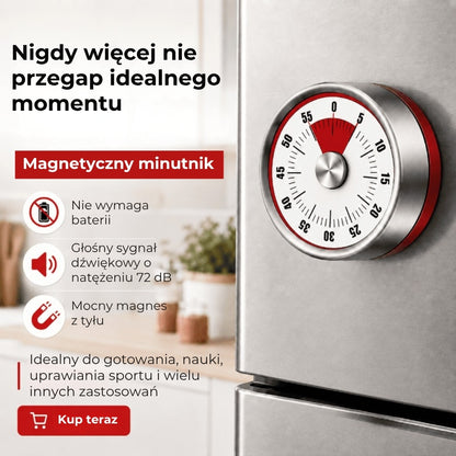 Mechaniczny minutnik kuchenny