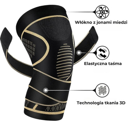 Rękaw uciskowy 3D na kolano