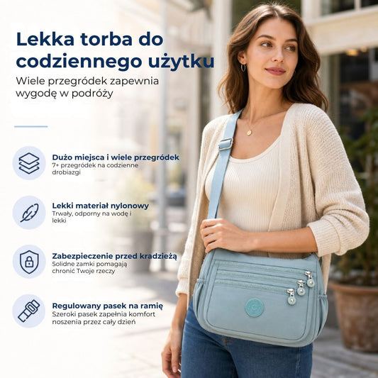 Stylowa torba nylonowa – lekka i wytrzymała