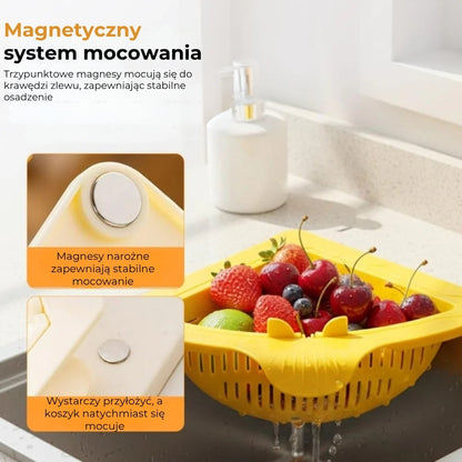 🧲 Magnetyczne sitko narożne do zlewu