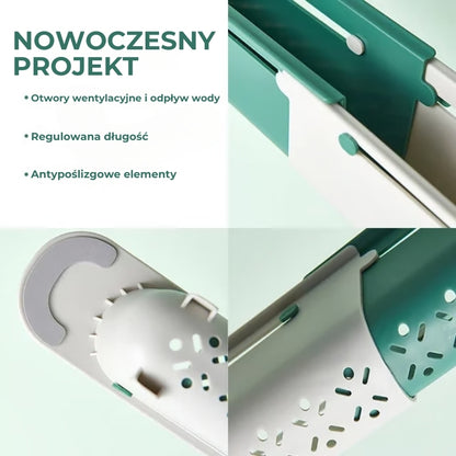 Organizer na gąbki i akcesoria do zlewu