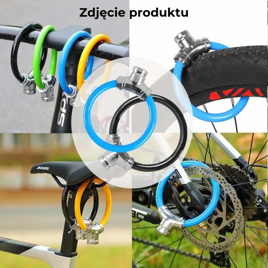 Łączona linka zabezpieczająca przed kradzieżą
