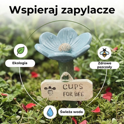 Kąpielisko dla pszczół w kształcie kwiatu💧