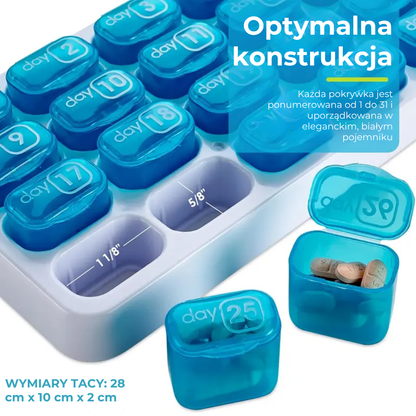 31-dniowy organizer na tabletki