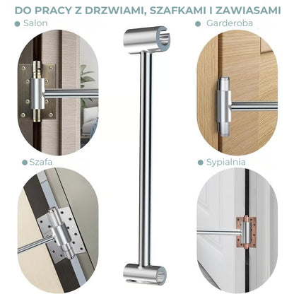 Narzędzie do regulacji zawiasów drzwiowych