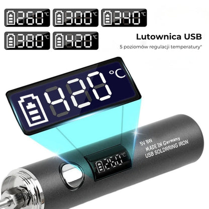 Lutownica USB-C z regulacją temperatury