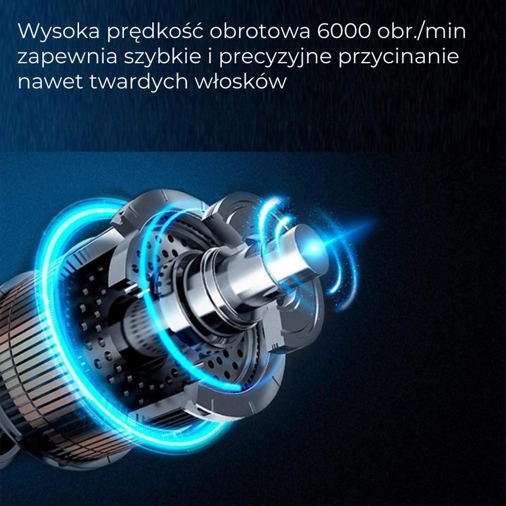 Bezmarkowa maszynka do strzyżenia włosów w nosie USB-C
