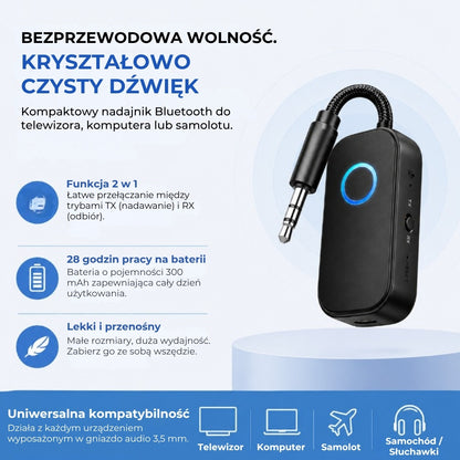 Adapter audio Bluetooth | nadajnik i odbiornik