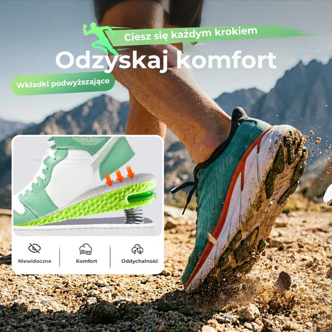Wkładki podwyższające z poduszką powietrzną (1 para)