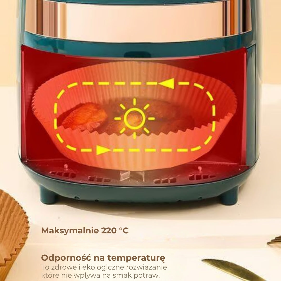 Papier do pieczenia do frytkownicy powietrznej (100 sztuk)