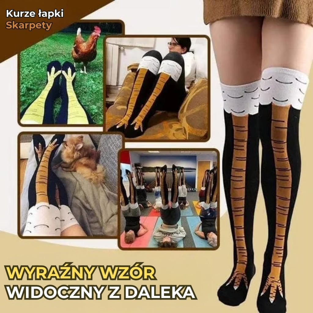 Skarpety z motywem kurczaka
