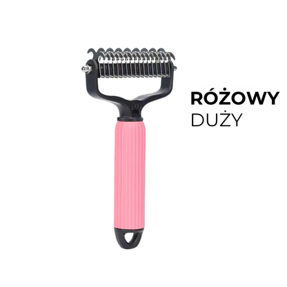 Dwustronna szczotka do pielęgnacji sierści dla zwierząt