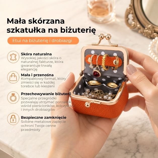 Skórzane etui na biżuterię