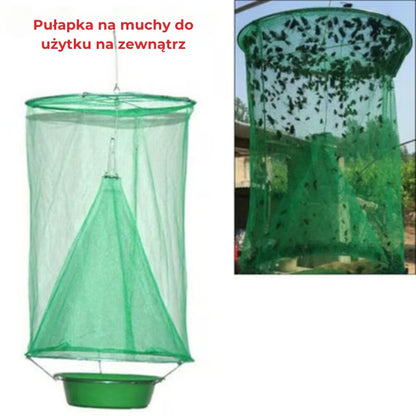 Pułapka na muchy wielokrotnego użytku - Na zewnątrz
