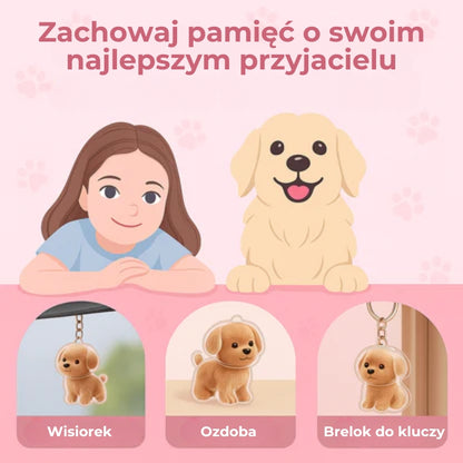 Snuzzle Brelok do kluczy z sierścią zwierzęcą