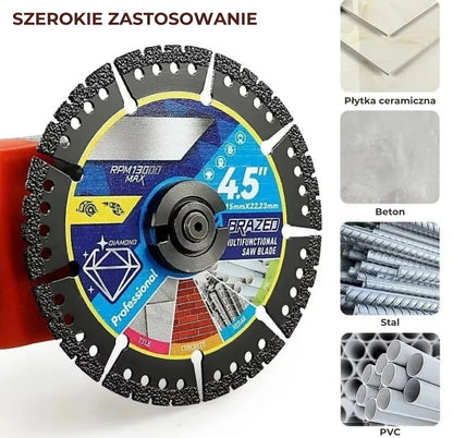 Diamentowe tarcze szlifierskie do kamienia (4 szt.)