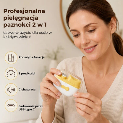 Elektryczne obcinaczki do paznokci i pilniki do paznokci