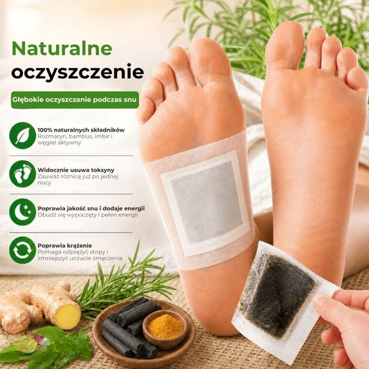 Plastry na stopy z rozmarynem i imbirem (10 szt.)