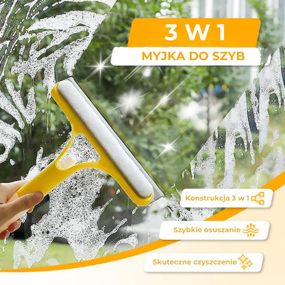 Myjka do szyb 3 w 1 z wbudowanym spryskiwaczem