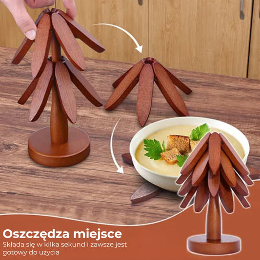 Drewniane podkładki odporne na wysoką temperaturę | RĘCZNIE WYKONANE