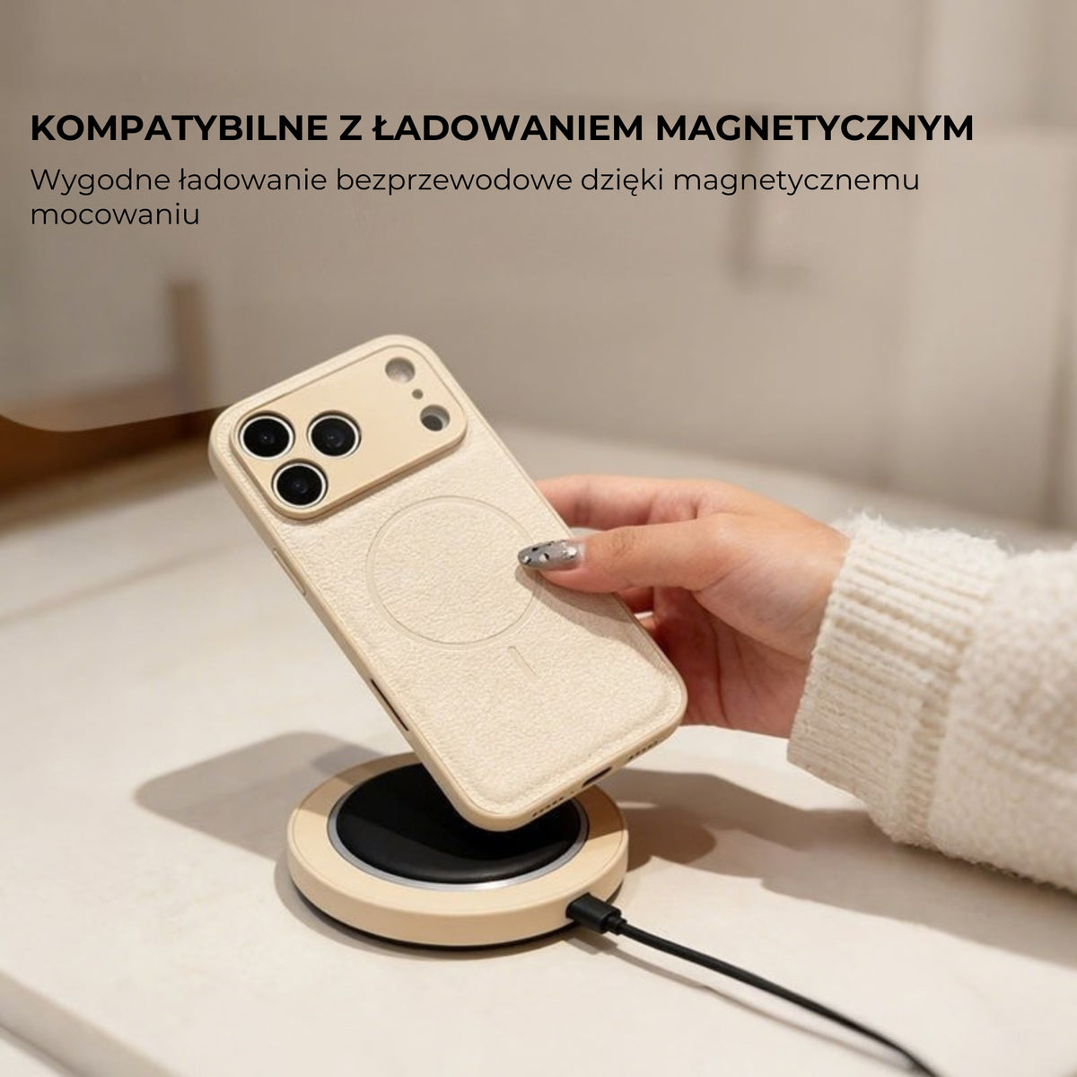 📱 Magnetyczne etui ochronne z powłoką antybakteryjną (seria 12–17)