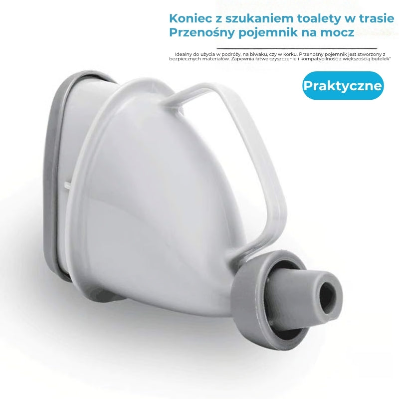 Przenośny lejek na mocz do samochodu (Unisex)
