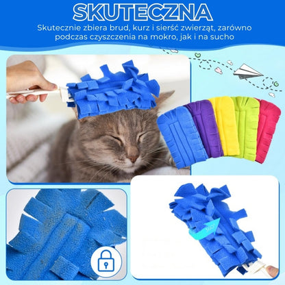 Zestaw wielokrotnego użytku ze ściereczką z polaru