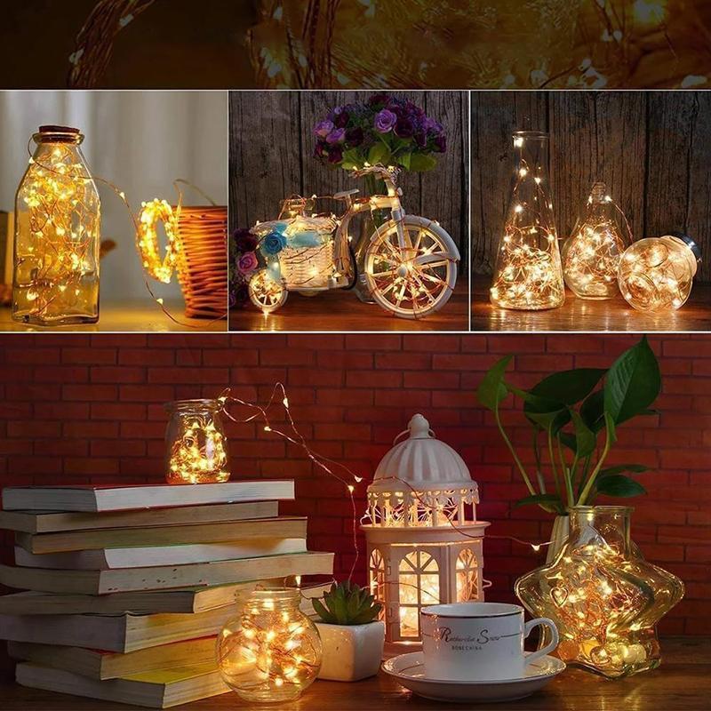 Oświetlenie LED butelki wina Korek DIY Element dekoracyjny
