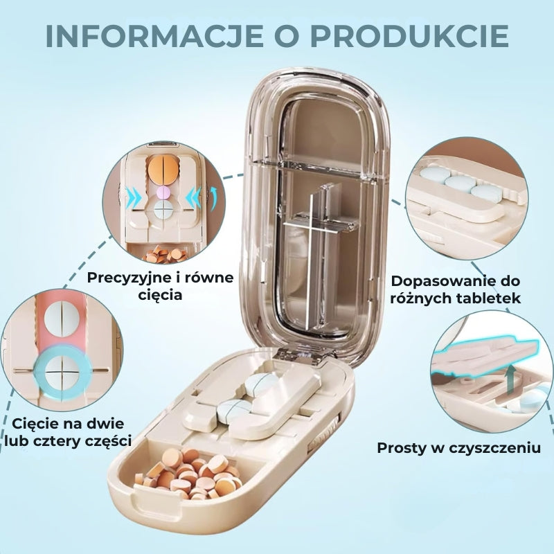 Przenośny nóż do tabletek (wielofunkcyjny)